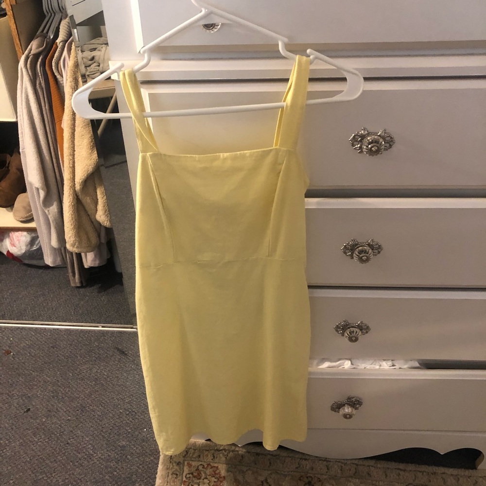 Cute yellow summer dress